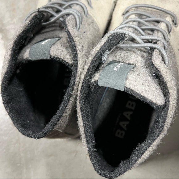 Baabuk Sky Wooler Shoe in Middle Grey Size 36 EUC - Picture 9 of 13
